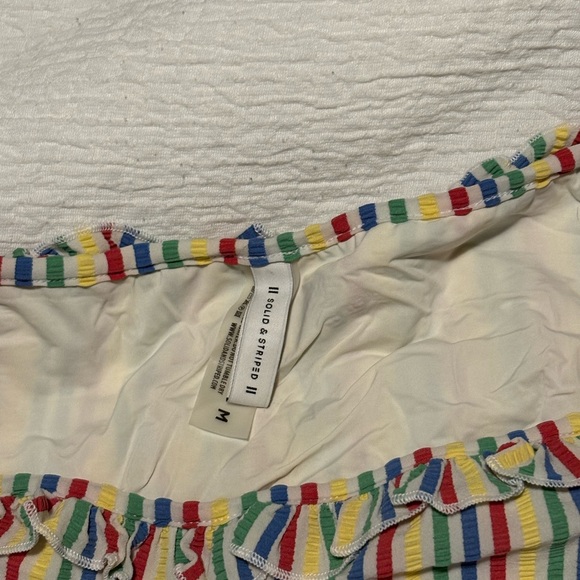 SOLID & STRIPED Multicolor Ruffle Bikini - Picture 3 of 3